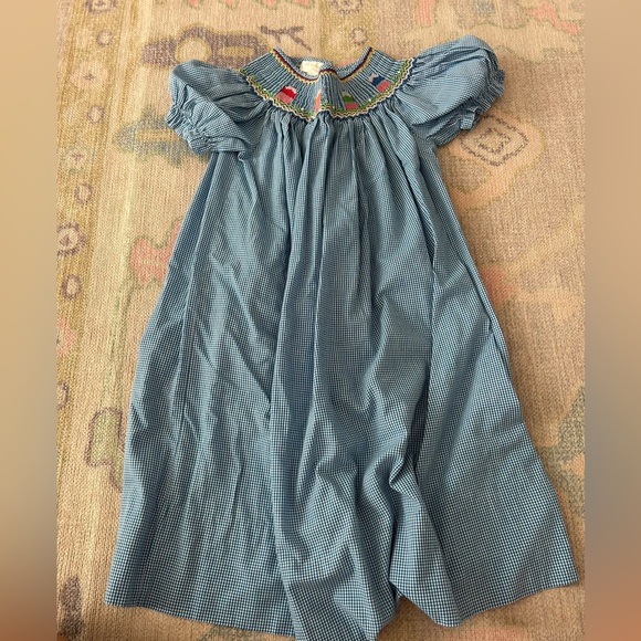 Back to School Smocked Dress - Picture 1 of 4